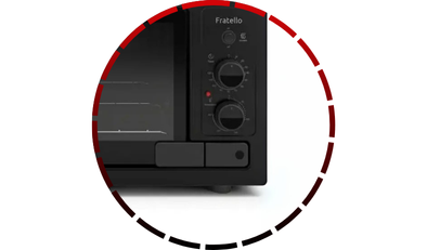 forno eletrico bancada fratello preto fosco 220v 44l mueller 45 1