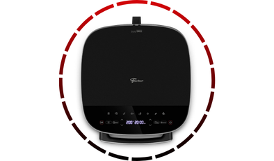 air fryer dual grill 6l preta fischer 45 3