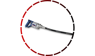 mangote do vibrador portatil com ponteira 28mm x 1 2m menegotti 45 2