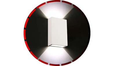 arandela mince led abs 4w bivolt branco ip65 blumenau iluminacao 45