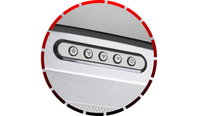 coifa de parede vidro curvo duto slim inox 70cm 220v fogatti4 5 2