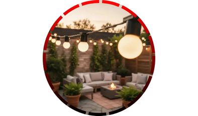 varal de luz 20 metros c 20 soquetes cordao 1 5mm preto starlux 45