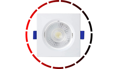 spot led slim quadrado 3w blumenau iluminacao 45