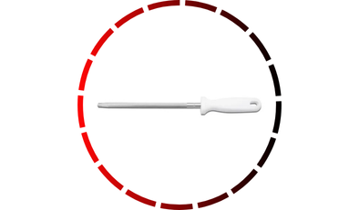 conjunto para churrasco 2 pecas precision faca chaira aco inox brinox 45 2