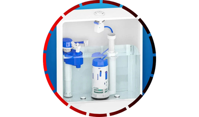 kit 3x1 censi completo para caixa acoplada universal saida dual flush 45 2