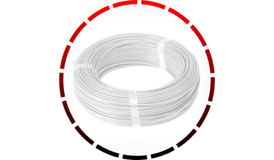 rolo cabo flexivel 750v 4mm 100 metros branco cobrecom 45 2