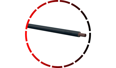 rolo com 100m de cabo de cobre 750v 2 5mm preto corfio 45 1