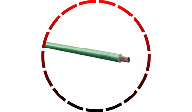 cabo flexivel 750v 4mm rolo 100 metros verde corfio 48 1