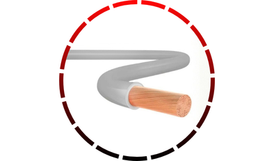 rolo cabo flexivel 750v 1 50mm cinza 100 metros cobrecom 45 2