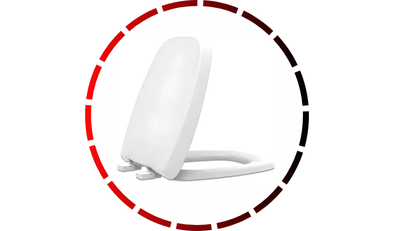 assento censi sanitario com soft close sabatini branco 45