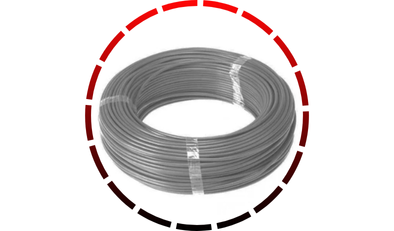 rolo com 100m de cabo de cobre 750v 6mm cinza corfio4 5