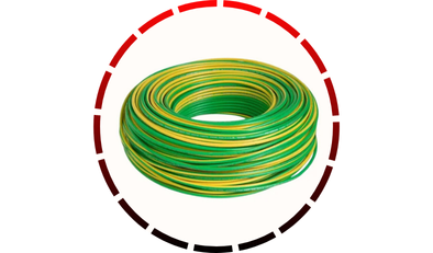 rolo com 100m de cabo de cobre 750v 2 5mm verde e amarelo brasileirinho corfio45 2
