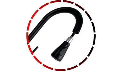 torneira para cozinha 40cm black monocomando bancada4 8