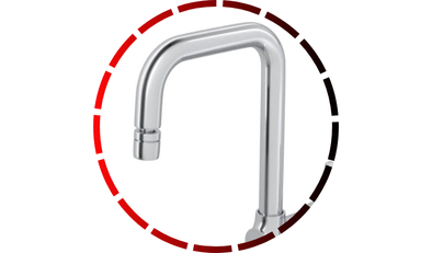 torneira de parede para cozinha bica alta start deca 85