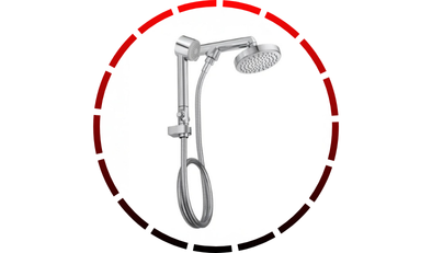 chuveiro com desviador e ducha manual flex deca 126