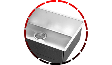 cuba simples bistro 70x40x20 escovado com acessorios fsc100 docol 5 1