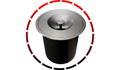 lixeira de embutir redonda 6l docol 45 2