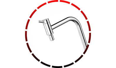 torneira para cozinha bica movel 90 nova loggica de bancada docol 45