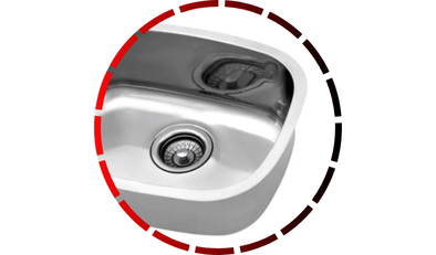 cuba de embutir invicta 46x34x18 aco alto brilho docol 48