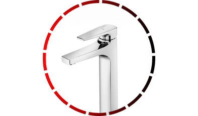 monocomando bica alta de mesa coldstart lift cromado docol4 56 3