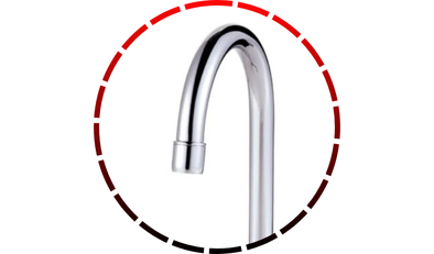 torneira lavatorio banca tubo fixo cromada de bancada fabrimar 45