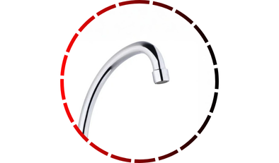 torneira de cozinha aquarius cromado de parede fabrimar 54