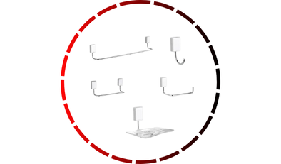kit acessorios squadra 5 pecas cromado fabrimar546