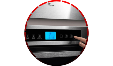 forno eletrico platinium de embutir com air fryer 43l fischer5 4 3