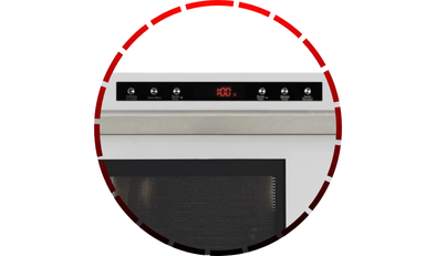 micro ondas de embutir infinity com grill branco 25l 220v fischer 45 1