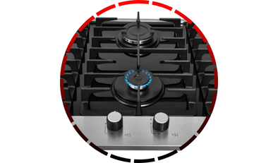 cooktop a gas 5 bocas tripla chama platinium com trempe de ferro fundido mesa vidro bivolt fischer 5 1