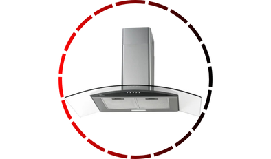 coifa de parede fit 90cm vidro 220v fischer4 5 1