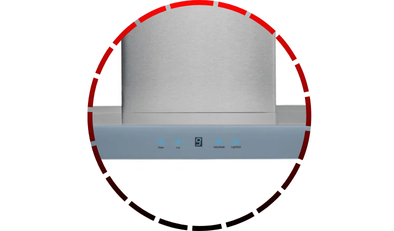 coifa de parede infinity 90cm eiger fischer 45