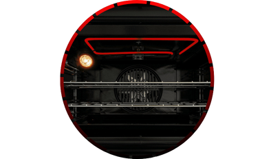 forno eletrico de embutir inox infinity 50 litros turbo com air fryer fischer 45 2