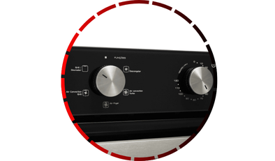 forno eletrico de embutir inox infinity 50 litros turbo com air fryer fischer 45 3