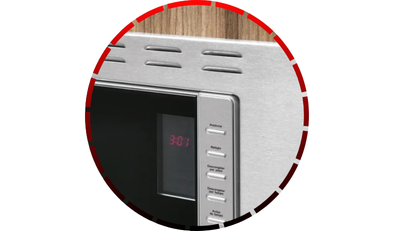 forno micro ondas fit line embutir 25l inox 220v fischer 48 1