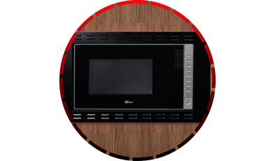 forno micro ondas fit line embutir 25l frontal preto fischer 45 1