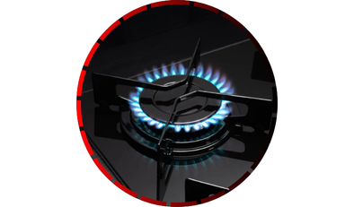 fogao cooktop 4q fit line gas tripla chama mesa vidro bivolt fischer 45 1