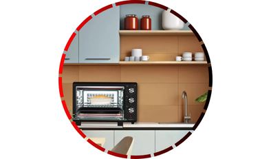 forno eletrico de bancada 25l black i25 fogatti 48 1