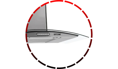 coifa de parede vidro curvo duto slim inox 75cm 220v fogatti 45 2