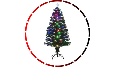 arvore fibra otica verde base led flores c led rgb nos galhos 120cm48