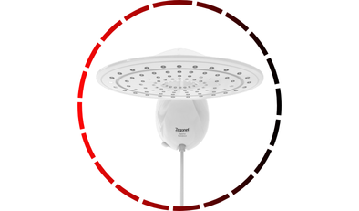 ducha eletronica redondo optima branco 7700w 220v zagonel 85 5