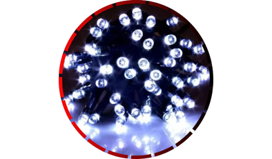 cordao el 100 lampadas leds branco c fio verde scon cplug g light 25