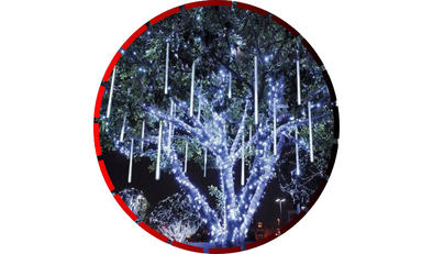 tubo led snowing 100cm c 120 leds warm white g light 15