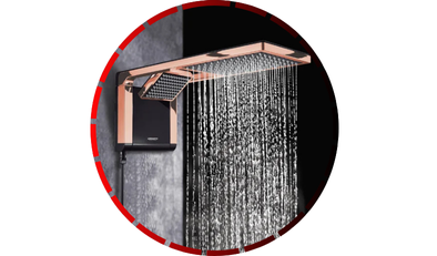 chuveiro acqua duo ultra preto rose gold 7800w 220v lorenzetti 12 1