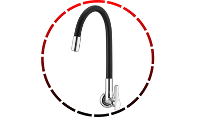 torneira de parede para cozinha flex c27 black lorenzetti 48 2
