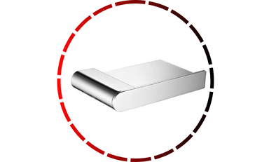 saboneteira de metal lorentrend cromada lorenzetti 48