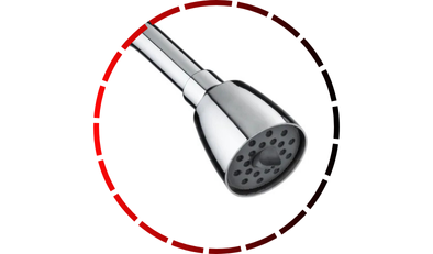 ducha fria fitt cromada lorenzetti 58