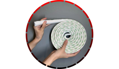 rolo rodameio rm61 23mm com 2 5m meurodape 48