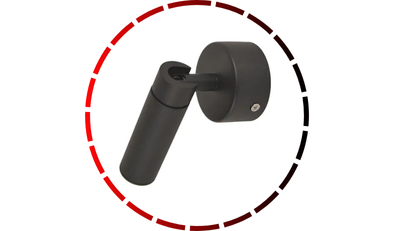 spot de sobrepor blet preto led 5w 3000k bivolt nordecor 48