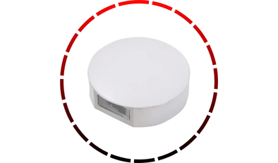 varandela slim redonda 2 fachos branco plaslumi4 8